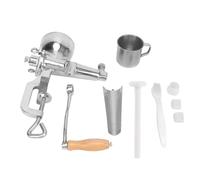 ANKROYU Stainless Steel Manual Wheatgrass Juicer Heavy Duty Hand Press Fruit Vegetable Extractor for Fresh Juices Like Celery Spinach Pomegranate Orange Ginger Durable Kitchen Tool