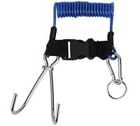 ANKROYU Stainless Steel Marine Reef Double Hook Diving Scuba Accessories for Underwater Activities (Transparent Blue)