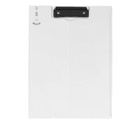 ANKROYU Standing Clipboard A4 Document Holder Foldable Portable Writing Clipboard for Students Office Workers Artists PP Material Study Office Desk (White)