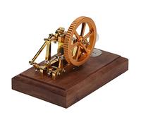 ANKROYU Stirling Engine Motor Kit Adjustable Speed Stainless Steel Hot Air Engine with Alcohol Burner for Physics Science Education Demonstrations and STEM Learning Projects