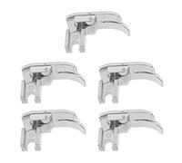 ANKROYU Straight Stitch Foot Zigzag Presser Feet Low Shank Presser Foot Universal Multifunction Stainless Steel Presser Foot for Household Sewing Machines 5PCS