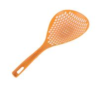ANKROYU Strainer Spoon Skimmer Ladle Large Slotted Spoon with Extra Long Heat Resistant Handle for Cooking Noodles Dumplings Pasta and Soup Plastic Kitchen Utensil