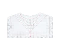 ANKROYU T Shirt Ruler Guide Alignment Tool Professional Grade Transparent Acrylic Measuring Device for Design Placement on Round Neck V Neck Shirts Heat Press Sublimation Screen Pr