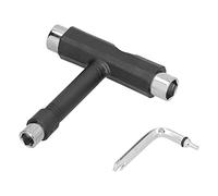 ANKROYU T Wrench Alloy Steel HEX Spanner Manual Multi Function Skateboard Tool Black T Type HEX Wrench for Skateboard Assembly Repair and Maintenance