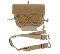 ANKROYU Tactical Drop Pouch Utility Waist Pack Heavy Duty Oxford Cloth Multi Compartment Adjustable Strap Style For Outdoor Camping Hiking (Khaki)