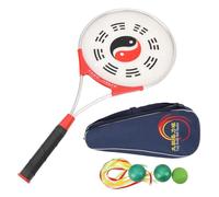 ANKROYU Tai Chi Racket with Balls Premium Lightweight Aluminium Alloy Tai Chi Exercise Set for Elderly Fitness Improve Strength Balance and Relaxation