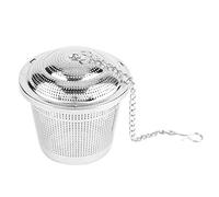 ANKROYU Tea Ball, Stainless Steel Seasoning Balls, Chained Lid Spice Seasoning Bag Mesh Ball Shape Tea Filter, Condiment Bag Colander Accessories(Large)