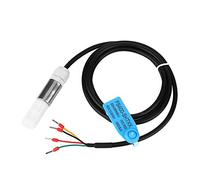 ANKROYU Temperature Humidity Sensor FS400 SHT2X Digital Industrial Automation Control for Computer Room Monitoring Warehouse Greenhouse Stainless Steel Plastic Housing 150cm Cable (SHT25)