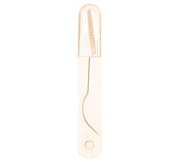 ANKROYU Thread Snip Mini Scissors Stainless Steel Portable Yarn Cutter with Protective Cover for Sewing Embroidery DIY Craft Tailoring (White Card Sucking)