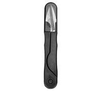 ANKROYU Thread Snip Mini Scissors Stainless Steel Portable Yarn Cutter with Protective Cover for Sewing Embroidery DIY Craft Tailoring (Black Card Sucking)