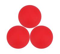 ANKROYU Thud Juggling Balls Professional PVC Juggling Ball Set for Beginners and Experts Improve Hand Eye Coordination Soft Safe Non Rebound Non Roll 6.5cm 3PCS Red White (Red)