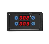 ANKROYU Timer Relay Module LCD Display Dual Digital High Precision Timing Switch Board Adjustable 0.1s to 999h Delay Controller for Motor Water Pump Solenoid Valve Light Strip ABS