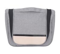 ANKROYU Toiletry Bag Travel Cosmetic Bag Large Capacity Portable Multifunctional Organizer with Handle for Women Makeup Toiletries Business Trip Polyester 26x9x21cm (Grey)
