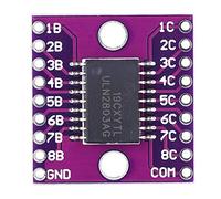 ANKROYU ULN2803A Darlington Transistor Arrays Module 2PCS High Performance Low Power 50V Output Industrial Grade Electronic Component Purple