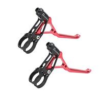 ANKROYU Ultralight Hollow Bike Brake Levers CNC Machined Aluminum Alloy Brake Handles Easy Adjustment Dual Pivot Design for Road Bikes Mountain Bikes 2PCS Set 22.2mm Fit (Red 70T)