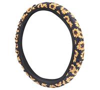 ANKROYU Universal AntiSlip Neoprene Auto Car Steering Wheel Cover Interior Decoration Suitable for 99% of Models All Seasons Round Steering Wheel Cover (2205)