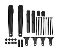 ANKROYU Universal Quick Release Bicycle Mudguard Set for Road Gravel Folding Bikes Front Rear Fenders Protector PC Nylon Material Fits Tires Under 50mm Width 33.5cm Length Lightwei