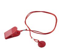 ANKROYU Universal Treadmill Safety Key Lock Security Switch for Running Machine with Strong Clip 3 Size Options Red Plastic Nylon Magnet Home Gym Equipment Safety Accessory (Strong magnetic trumpet)
