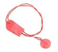 ANKROYU Universal Treadmill Safety Key Lock Security Switch for Running Machine with Strong Clip 3 Size Options Red Plastic Nylon Magnet Home Gym Equipment Safety Accessory (Ordinary large size)