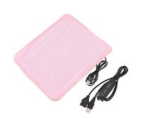ANKROYU USB Heating Pad Portable Electric Blanket for Shoulder Neck Back Pain Relief Multi Level Temperature Control Soft Lightweight Polyester Fiber Heating Pads for Home Office U (Navy Blue) (Pink)