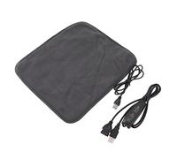 ANKROYU USB Heating Pad Portable Electric Blanket for Shoulder Neck Back Pain Relief Multi Level Temperature Control Soft Lightweight Polyester Fiber Heating Pads for Home Office U (Navy Blue) (Pink)
