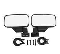 ANKROYU UTV ATV Side Rearview Mirrors Adjustable High Impact Resistance for Gator Teryx Rhino Maverick X3 ABS Glass 2PCS Replacement Wing Mirrors