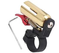 ANKROYU Vintage Bell Copper Alloy Mountain Bike Handlebar Horn Clear Sound Cycling Accessory for Road Mountain Bikes Easy Install 21mm 23mm Pipe Diameter (Gold)