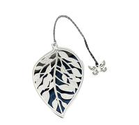 ANKROYU Vintage Metal Bookmark Chinese Style Handcrafted Antique Leaf Design Book Page Marker for Readers Writers Students Teachers Home Office Use (Type 3)