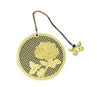 ANKROYU Vintage Metal Bookmark Chinese Style Handcrafted Antique Leaf Design Book Page Marker for Readers Writers Students Teachers Home Office Use (Type 1)