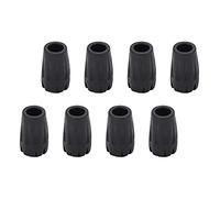 ANKROYU Walking Stick Replacement Tips Trekking Pole Protectors 8Pcs Universal Rubber Anti Slip Wear Resistant Tips for Hiking Walking Sticks Outdoor Activities Black 1.1cm Diamete