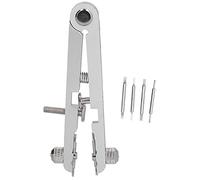 ANKROYU Watch Spring Bar Tweezer, Aluminium Alloy Spring Bar Remover Kit, V Shape Plier Pin Strap Band, Watch Spring Pin Removal Tool for Watch Watch Strap (White)