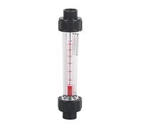 ANKROYU Water Flowmeter, Bend Pipe Flowmeter, Measuring 60-600L/H Plastic Tube Liquid Water Rotameter LZS-15D Flowing Meter, Water Liquid Inline Flowmeter