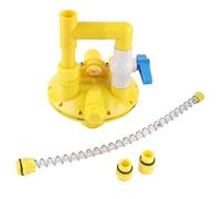 ANKROYU Water Line Regulator Pressure Reducer Reducing Valve Automatic Drinker with Card Connector Double Layer Rubber Pad for Farmed Chicken Poultry ABS Material 29x22x20cm