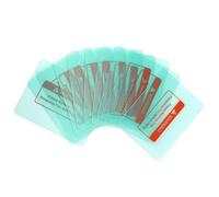 ANKROYU Welding Helmet Lens Covers 10PCs Clear Durable Polycarbonate Protective Plates for Auto Darkening Welding Masks Outer Inner Replacement Sheets 116x90mm 4.6x3.5in Welding Sa