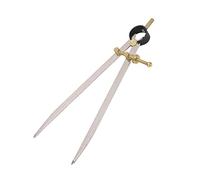 ANKROYU Wing Divider, Circle Compasses, Engineering Measuring Tools High Accuracy Rust Resistant Gold Adjustable Leather Divider Gauge for DIY Leather Crafts(250mm)