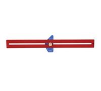 ANKROYU YX400 Professional Woodworking Ruler Anodized Aluminum Alloy Precision Measuring Tool for Carpenters DIY Projects 40cm Durable Line Marker