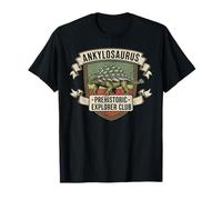 Ankylosaurus Prehistoric Explorer Club Dinosaur Lovers Dino T-Shirt