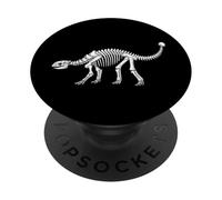 Ankylosaurus Skeleton Fossil Dinosaur Paleontologist Dino PopSockets Adhesive PopGrip