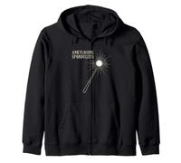 Ankylosing Spondylitis AS Wizard Wand Magic Spell Zip Hoodie
