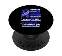 Ankylosing Spondylitis Awareness Support Family PopSockets Adhesive PopGrip