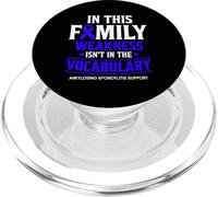 Ankylosing Spondylitis Awareness Support Family PopSockets PopGrip for MagSafe