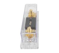 ANL Fuse Holder,Car Audio Inline,Alloy Brass,Transparent 40A | Durable alloy and brass-copper,transparent cover,40A capacity,car audio inline,secure connection,easy cleaning