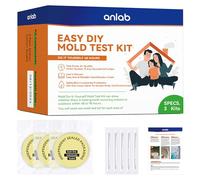 anlab™Mold Test Kit for Home - Do It Yourself Home Mold Detector | Test HVAC System | Home Surfaces | Indoor Air Quality Testing Kit - Identification Guide Included - Sealed Separately (Items of 6)