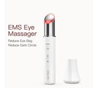 ANLAN EMS Eye Beauty Device Microcurrent Eye Massager Remove Eye Bags Dark Circles Red Blue Light Eye Lifting Massage Instrument Pink