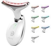 ANLAN Face Massager, 7-in-1 LED Facial Sculptor with Red Light Therapy, Electric Gua Sha Tool for Double Chin Reducer, EMS Neck Lift Device 45°C Anti Aging Skin Tightening Machine
