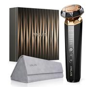ANLAN Radio Frequency Skin Tightening Machine,18K Gold Anti Wrinkle EMS Facial Lifting Device Anti Aging,5 in 1 RF Electric Face Massage,Red Light Therapy Facial Massager,Black Gold
