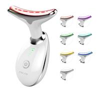 ANLAN Red Light Therapy Face Massager Facial Lifting Device,7-in-1 Led Face Sculptor Anti Aging,3 Modes 45°C EMS Facial Massager for Neck Lift,Gua Sha Sculpting Tool for Anti-Wrinkle SkinTightening