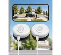 Anlapus 2pack 3MP 2K Window security Camera for Home Security with 20° Tilt Mount, WiFi Camera Safeview for Looking Outside, Night Vision, AI Human Vehicle Detection, 24/7 Recording, 2 Way Talk