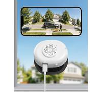 Anlapus 3MP 2K Window Camera for Home Security, WiFi Camera for Looking Outside through Window with 20° Bracket, Night Vision, AI Human Vehicle Detection, 24/7 Recording, 2 Way Talk, Magnetic Setup