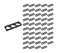 Anlayliay 50Pcs 21700 Lithium Cell Spacer Triple Battery Holder Bracket Battery Pack Bracket for DIY Fixed Battery 21.7mm Hole Dia